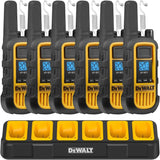 Heavy-Duty 1W Walkie Talkie and Headset Bundle 6pk 3DXFRS300-SV1