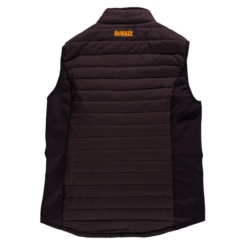 Hybrid Fleece Vest Nylon/Polyester Black Large DXWW50006-BLK-LRG