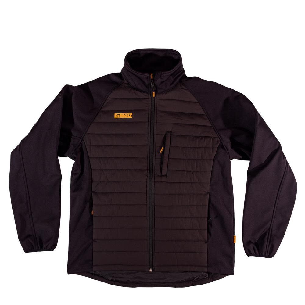 Hybrid Insulated Jacket Nylon/Polyester Black Medium DXWW50003-BLK-MED