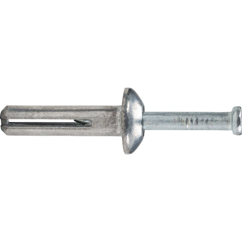 Impact Nail & Pin Anchors ZAMAC NAILIN MH 1/4 X 1 1/2(M) QTY: 1000 02821-PWR