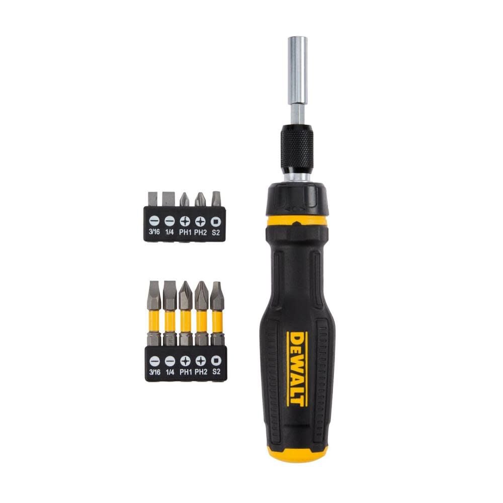 MAXFIT Screwdriver Telescoping Multi Bit 10pc DWHT68001