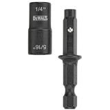 Impact Ready 1/4-in x 2-in Nutsetter Impact Driver Bit (2-Piece) DWADEND14516