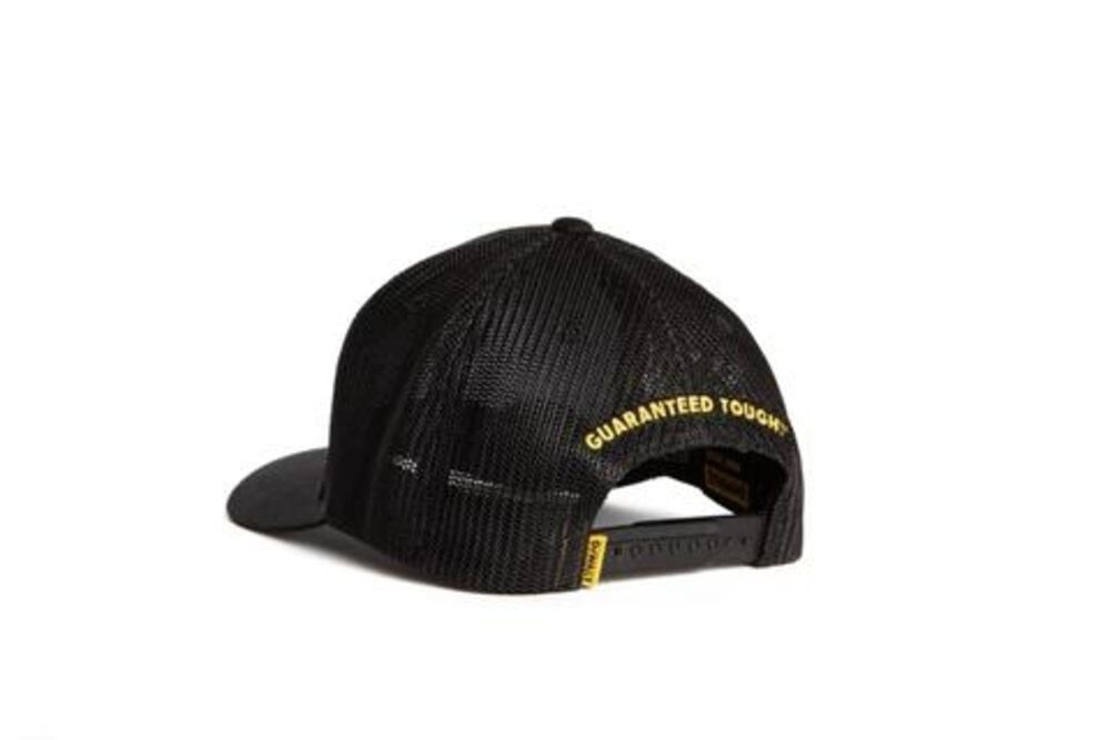 Oakdale Trucker Hat in Black with BLACK and YELLOW PATCH- OSFA DXWW50041-315-OSFA
