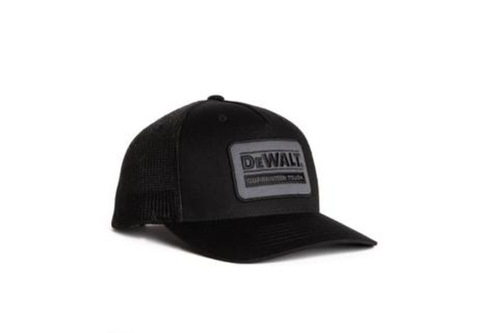 Oakdale Trucker Hat with Patch in BLACK with BLACK MESH - OSFA DXWW50041-308-OSFA