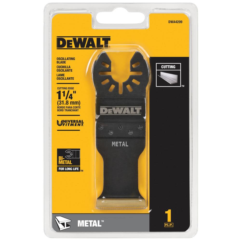 Titanium Nitride Coated Hss Oscillating Tool Blade DWA4209