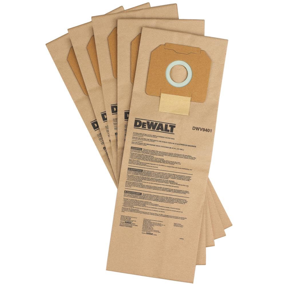 Paper Dust Bag (5 Pack) DWV9401