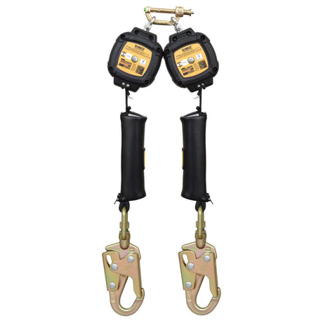 Personal Self Retracting Lifeline Twin Steel Snap Hook DXFP240212-006