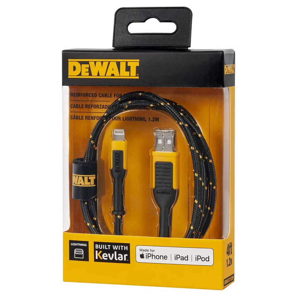 Phone Charger Lightning Reinforced Braided Cord 4' 131 1359 DW2