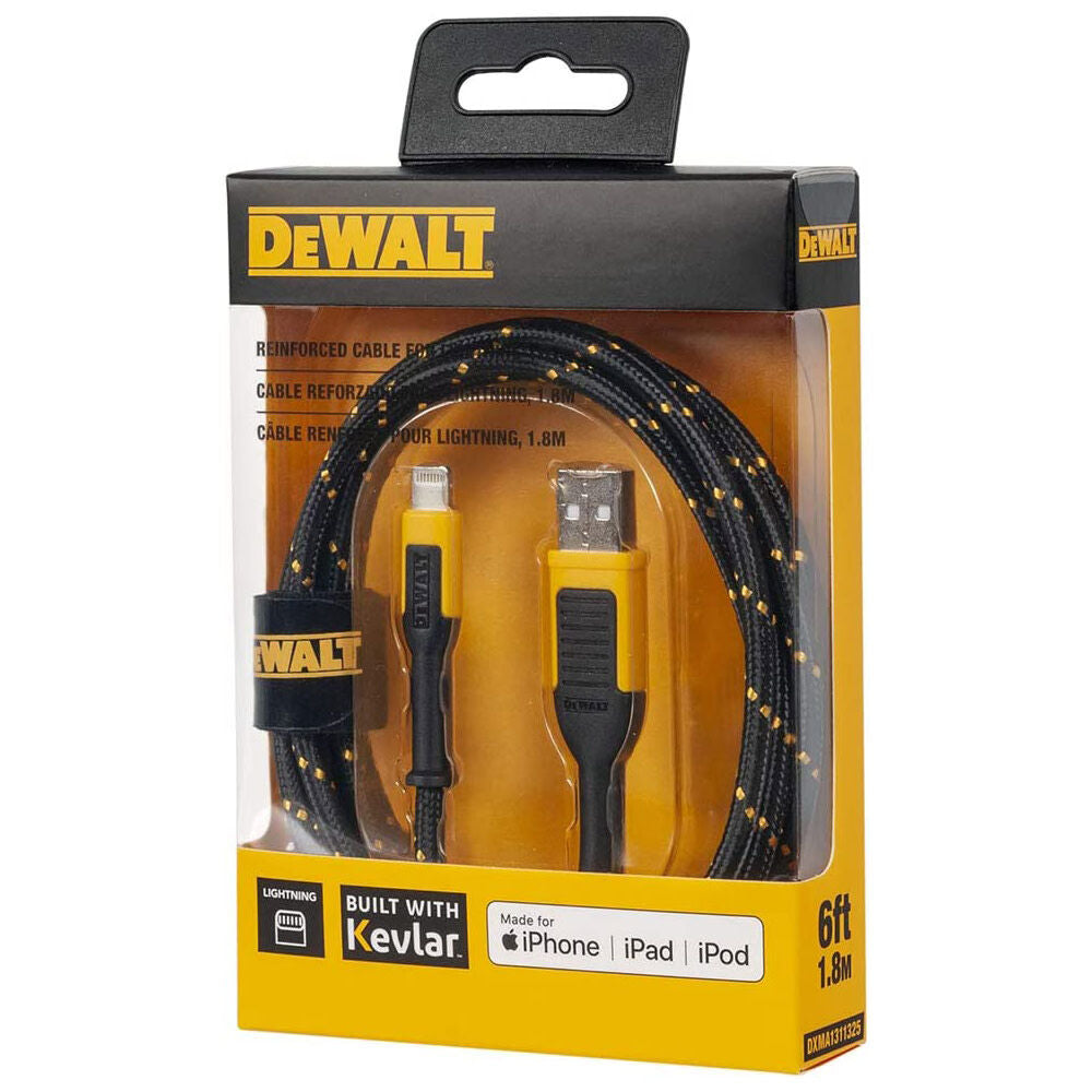 Phone Charger Lightning Reinforced Braided Cord 6' 131 1325 DW2