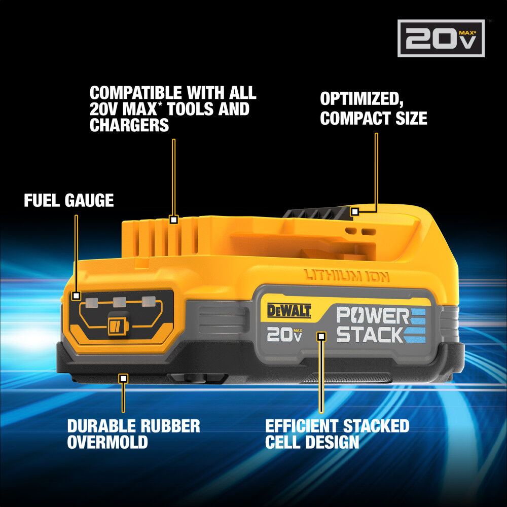 XR POWERSTACK 20-V Lithium-ion Battery (1.7 Ah) DCBP034