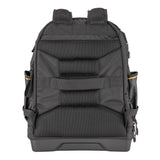 Black- Yellow Polyester 7.75-in Zippered Backpack DWST560102