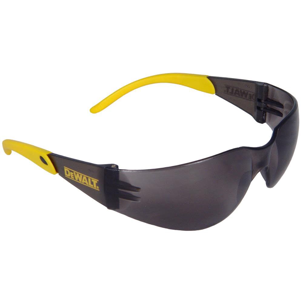 Protector Safety Glasses Smoke/Yellow Frame Smoke Lens DPG54-2D