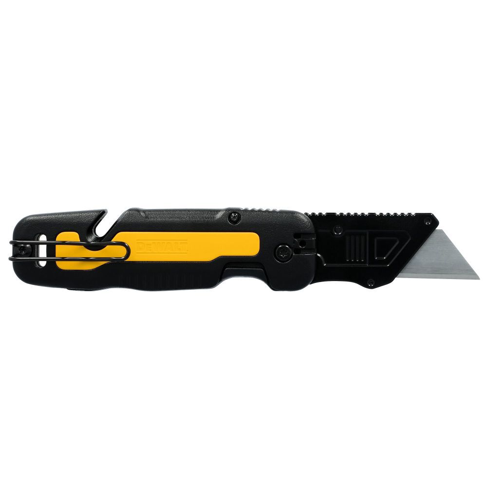 Push & Flip Folding Utility Knife with Storage DWHT10992