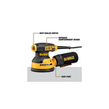 120-Volt 3-Amp Corded Variable Random Orbital Sander with Dust Management (Bare Tool) DWE6423