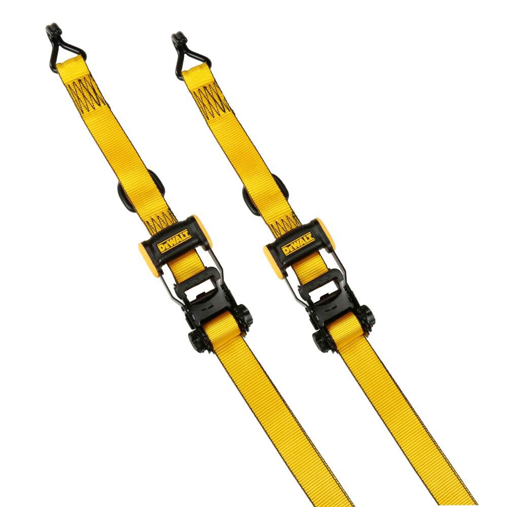 Ratchet Tie Down Straps 1.5in x 16' 3300lb Break Strength 2pk DXBC33002