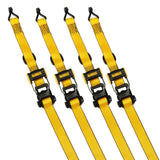 Ratchet Tie Down Straps 3300 LB Break Strength 1.5in x 16' 4pk DXBC33004