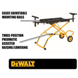 Steel Adjustable Rolling Miter Saw Stand DWX726