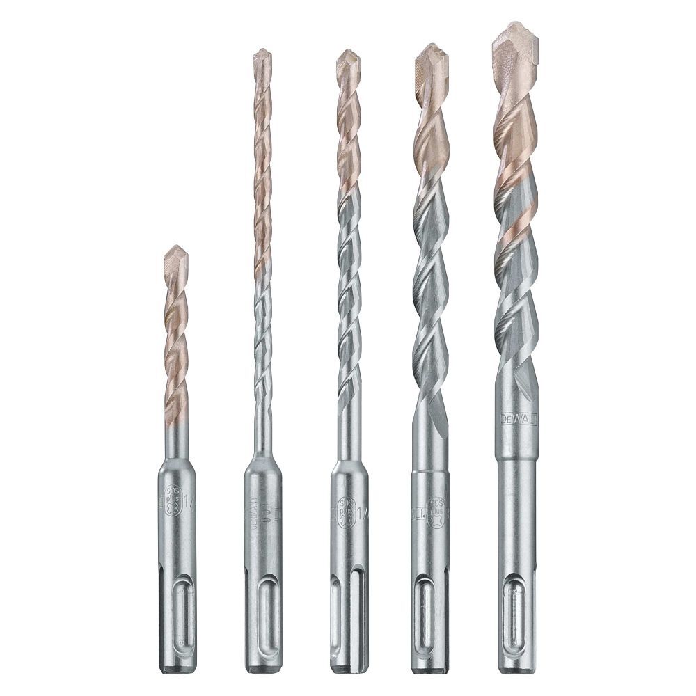 SDS Plus Bits Set Rock Carbide Tip 5pc DW5470