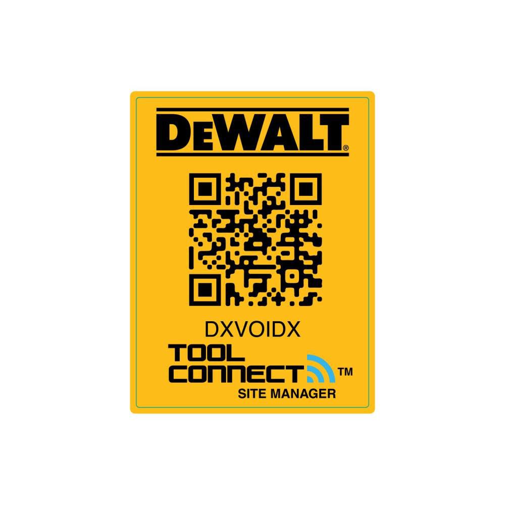 Site Manager QR Code Adhesive Tag DCE051 Large DCE051