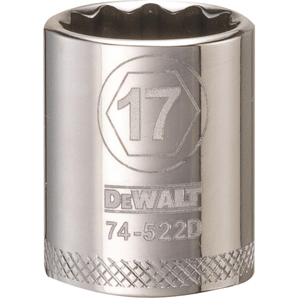 Socket 12 Point 3/8in Drive 17MM DWMT74522OSP