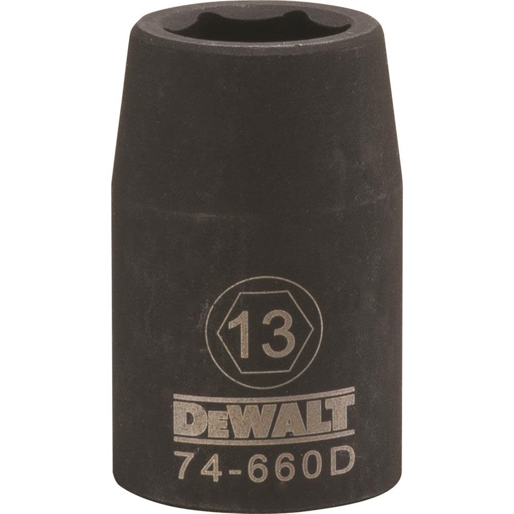 Socket 6 Point 1/2in Drive Impact Socket 13 MM DWMT74660OSP