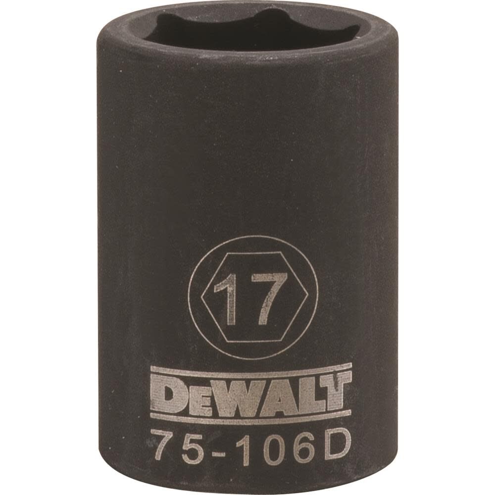 Socket 6 Point 1/2in Drive Impact Socket 17 MM DWMT75106OSP