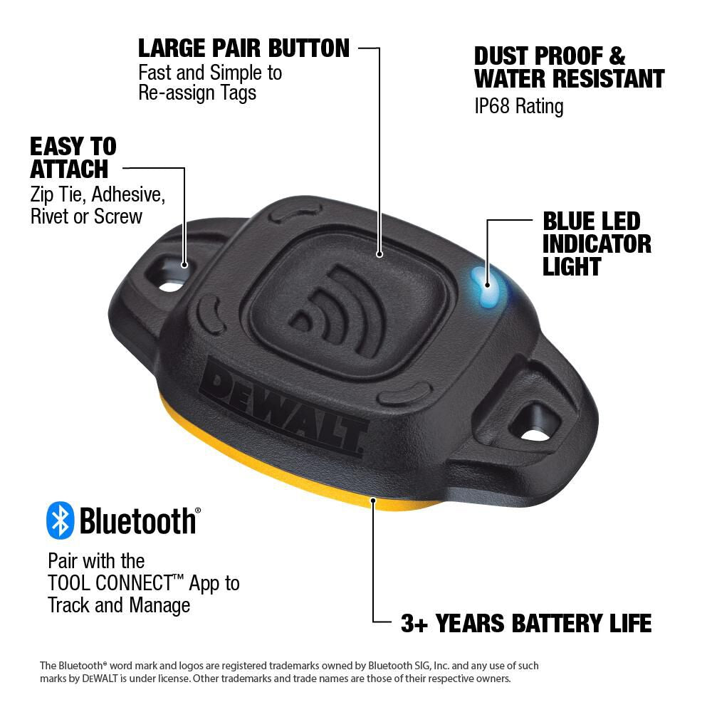 Tool Connect Tag 4 Pack DCE041-4