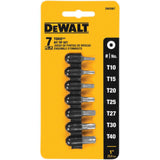 Torx Bit Set 7pc DW2067