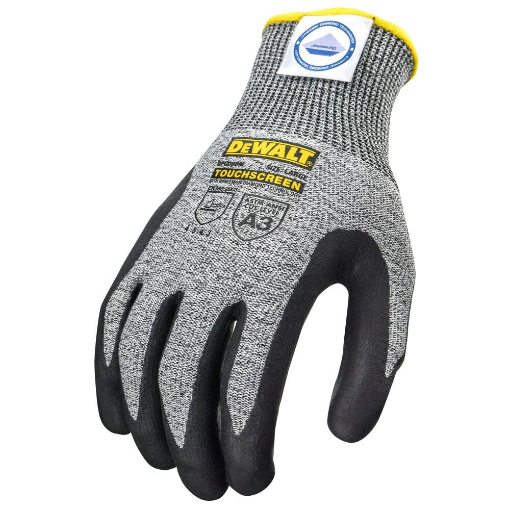 Touchscreen Glove Dyneema Cut Protection Level A3 XL DPGD809XL