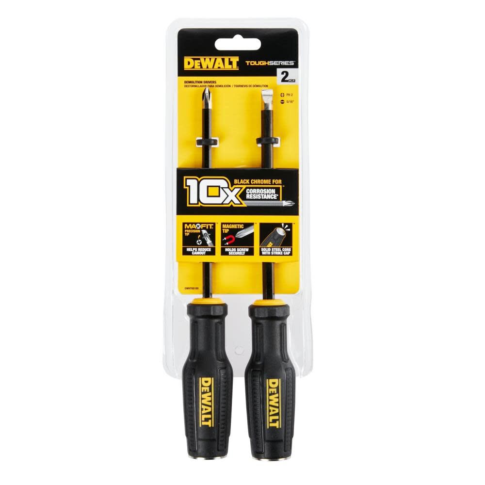 TOUGHSERIES Demolition Screwdriver Set 2pc DWHT65100