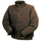 Unisex Heated Soft Shell Jacket Tobacco Small (Bare Tool) DCHJ060ATB-S