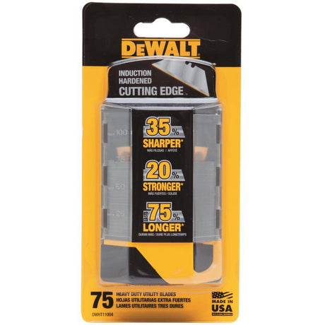 Utility Knife Blades Heavy Duty 75pk DWHT11004