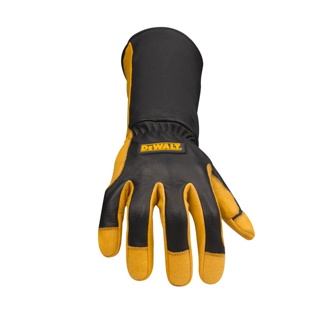 Black/Tan Large Welding Gloves DXMF04051LG