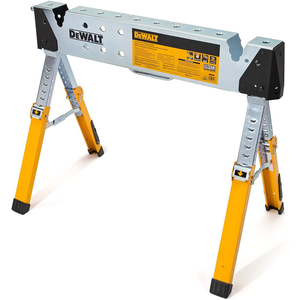 Welding Sawhorse Adjustable Height Portable Steel DXMF3603WSH