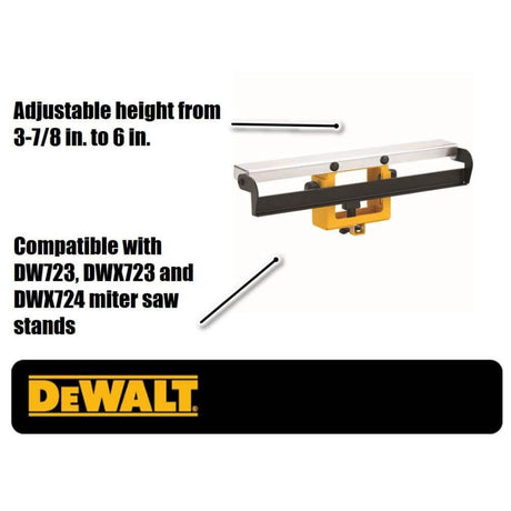 Wide Miter Saw Stand Material Support and Stop DW7029