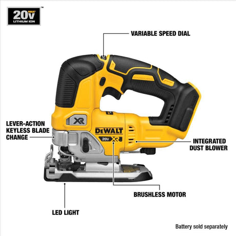 XR 20V Max Keyless Jigsaw Kit DCS334P1