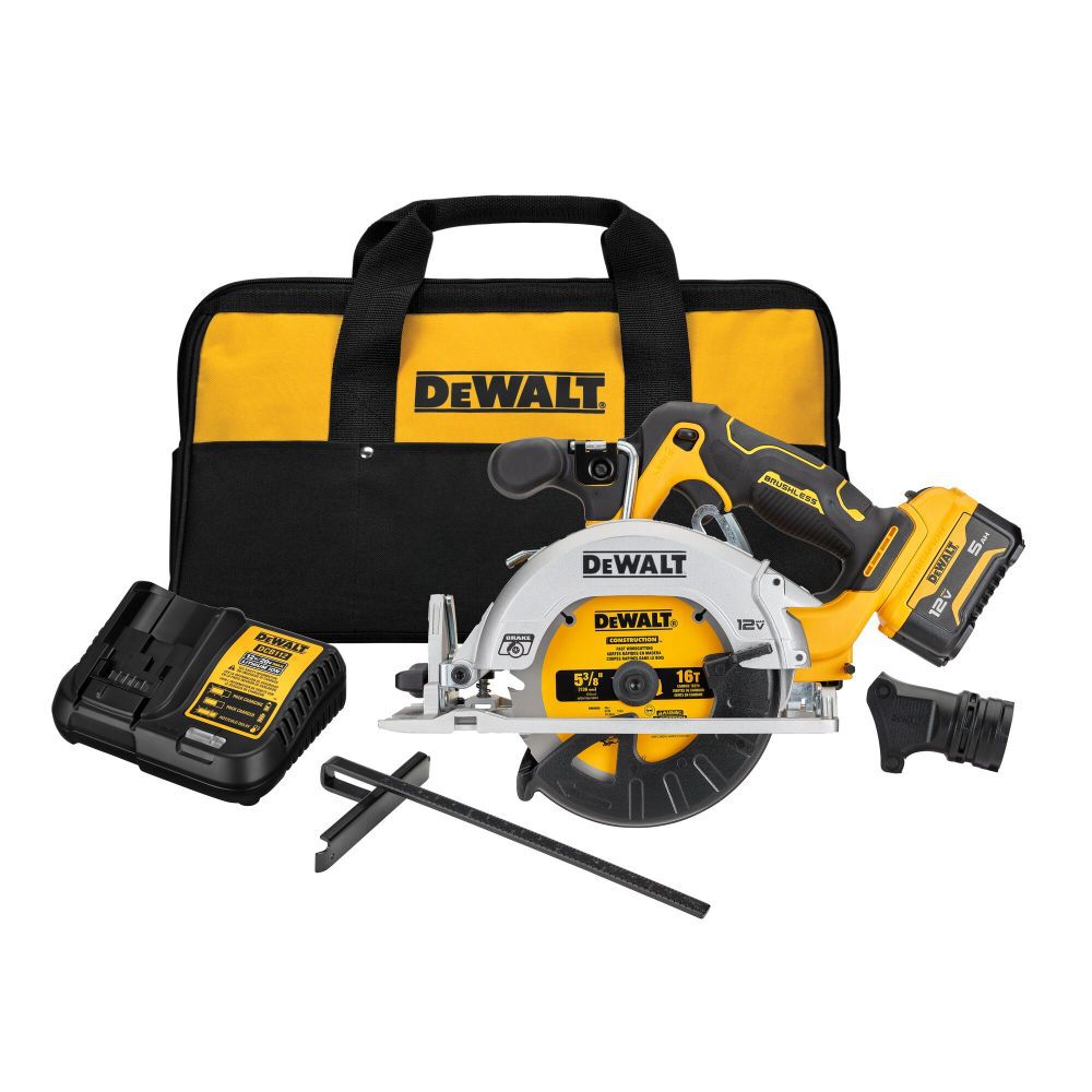 Xtreme 12V Max 5-3/8 in Brushless Cordless Circular Saw Kit DCS512J1