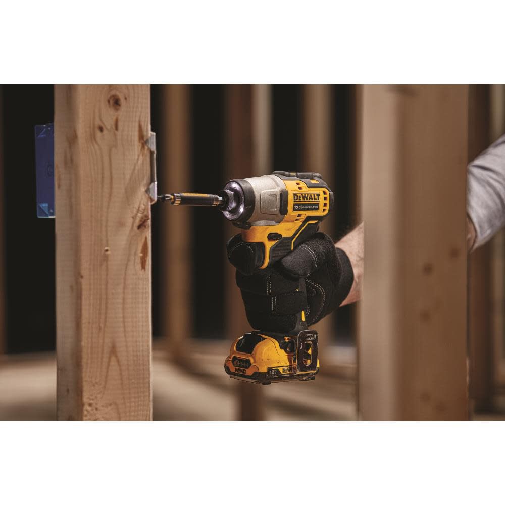 XTREME 12-volt Max 1/4-in Brushless Cordless Impact Driver DCF801B