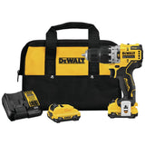 XTREME 12V MAX Brushless 3/8 in. Cordless Hammer Drill Kit DCD706F2