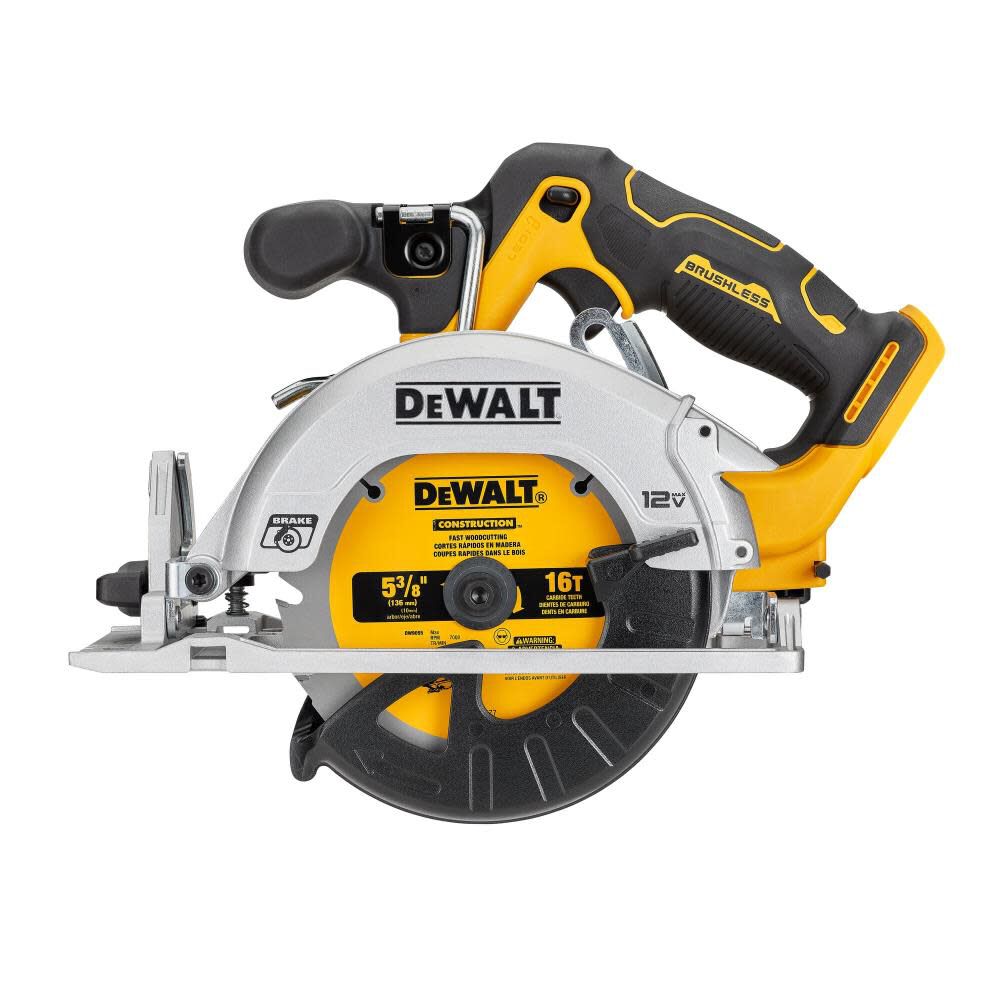 XTREME 12-volt Max 5-3/8-in Brushless Cordless Circular Saw (Bare Tool) DCS512B