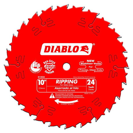 10 in. x 24 Tooth Ripping Saw Blade D1024X