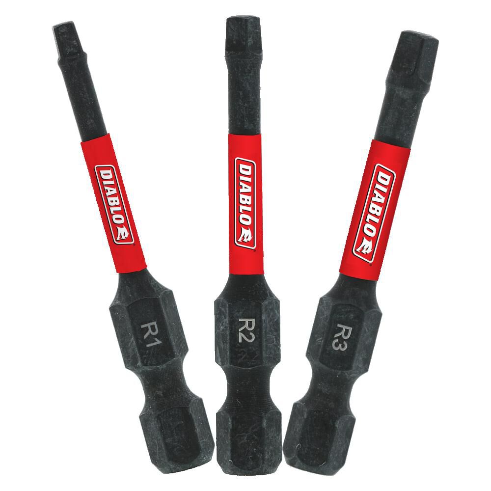 2in Square Drive Bit Assorted Pack DSQV2-S3