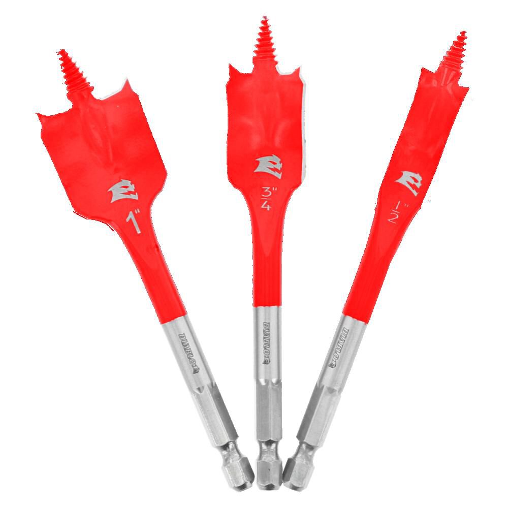 3 piece SPEEDemon Spade Bit Set DSP1910-S3