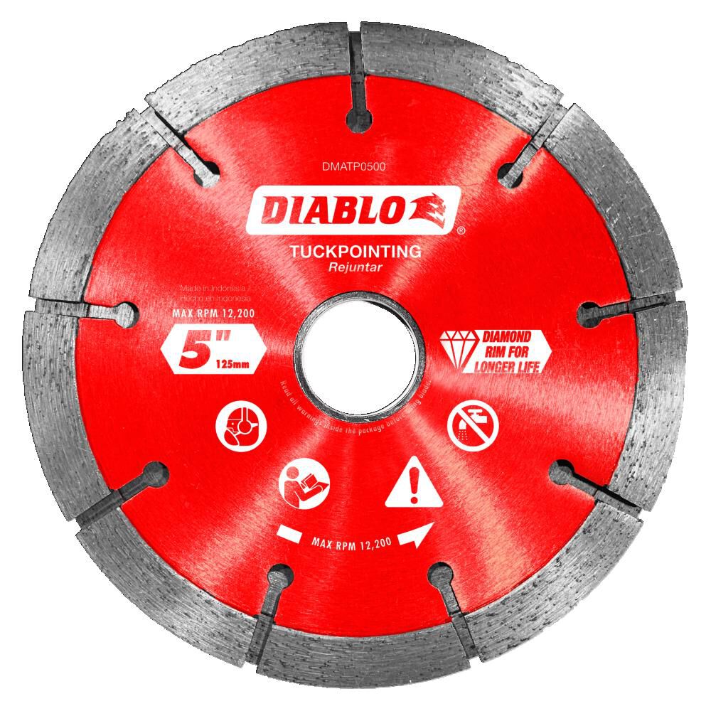 5in Diamond Tuck Point Blade for Masonry DMATP0500