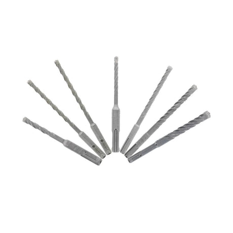 7pc Rebar Demon SDS-Plus 4-Cutter FCH Hammer Bit Set (7-Piece) DMAPL9920-S7