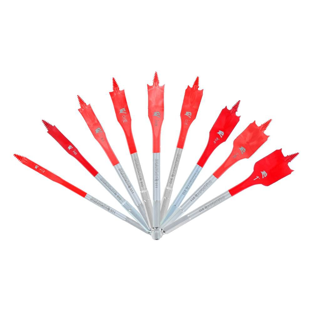 9 piece SPEEDemon Spade Bit Set (9-Piece) DSP2930-S9