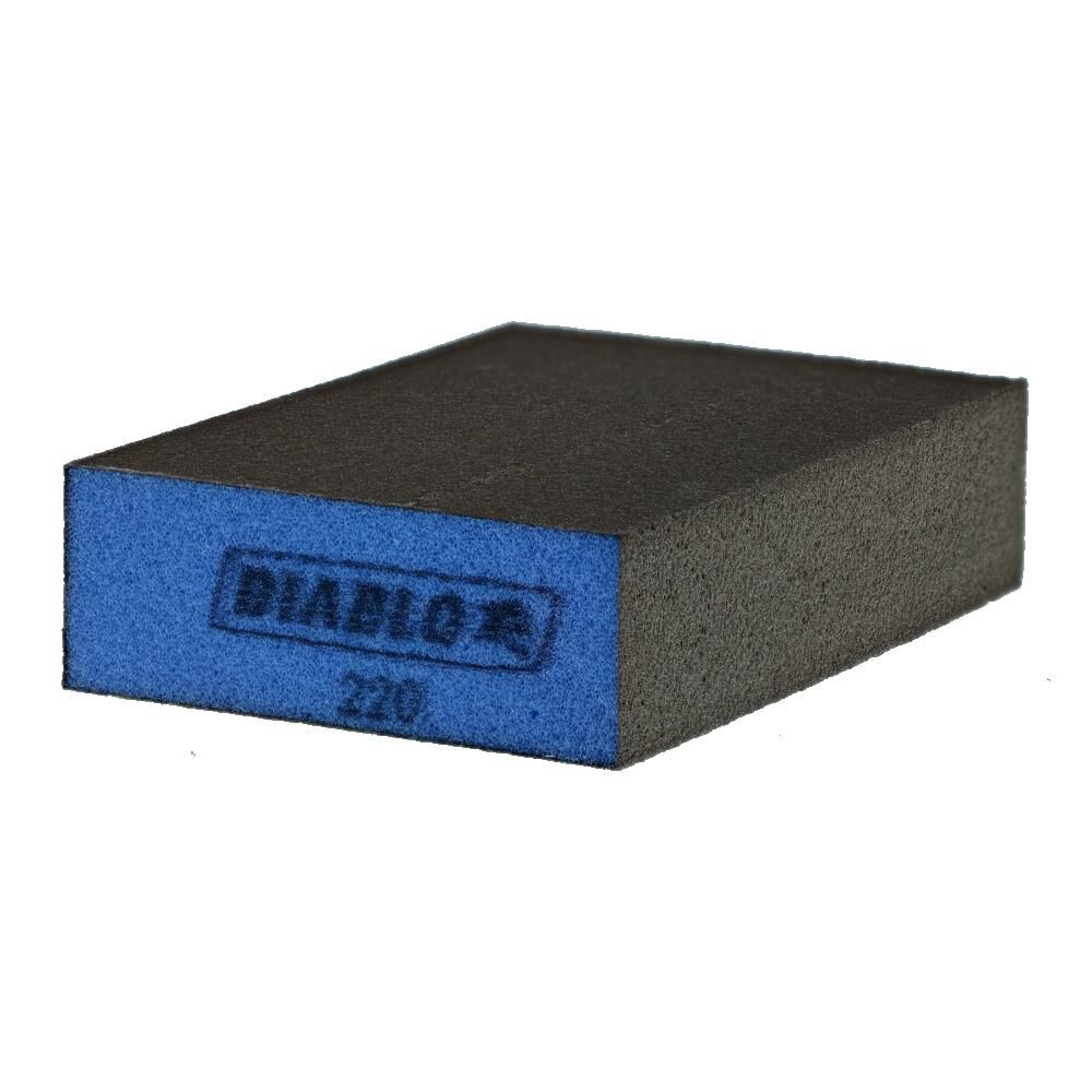 Large Flat 220-Grit (Ultra Fine) Sanding Sponge DFBLBLOMFN01G