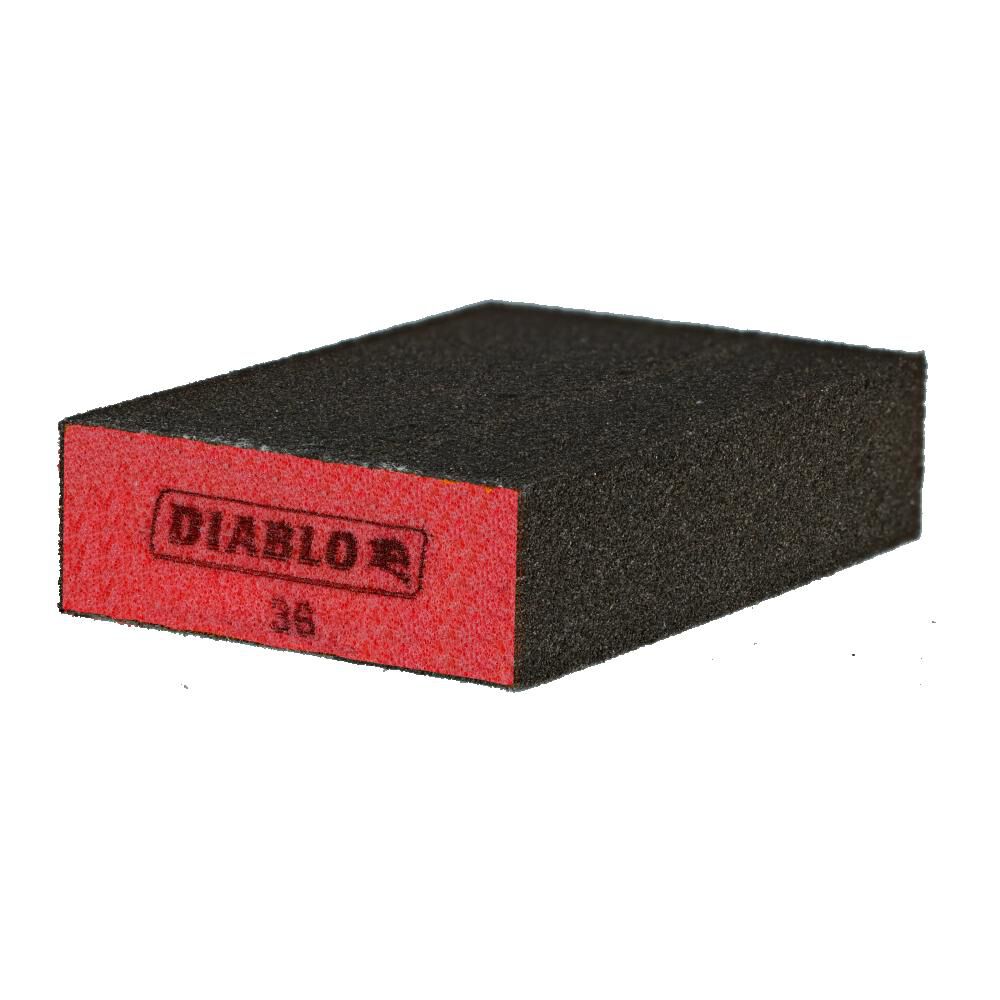 Large Flat Sanding Sponge 36-Grit (Ultra Coarse) DFBLBLOCOR01G