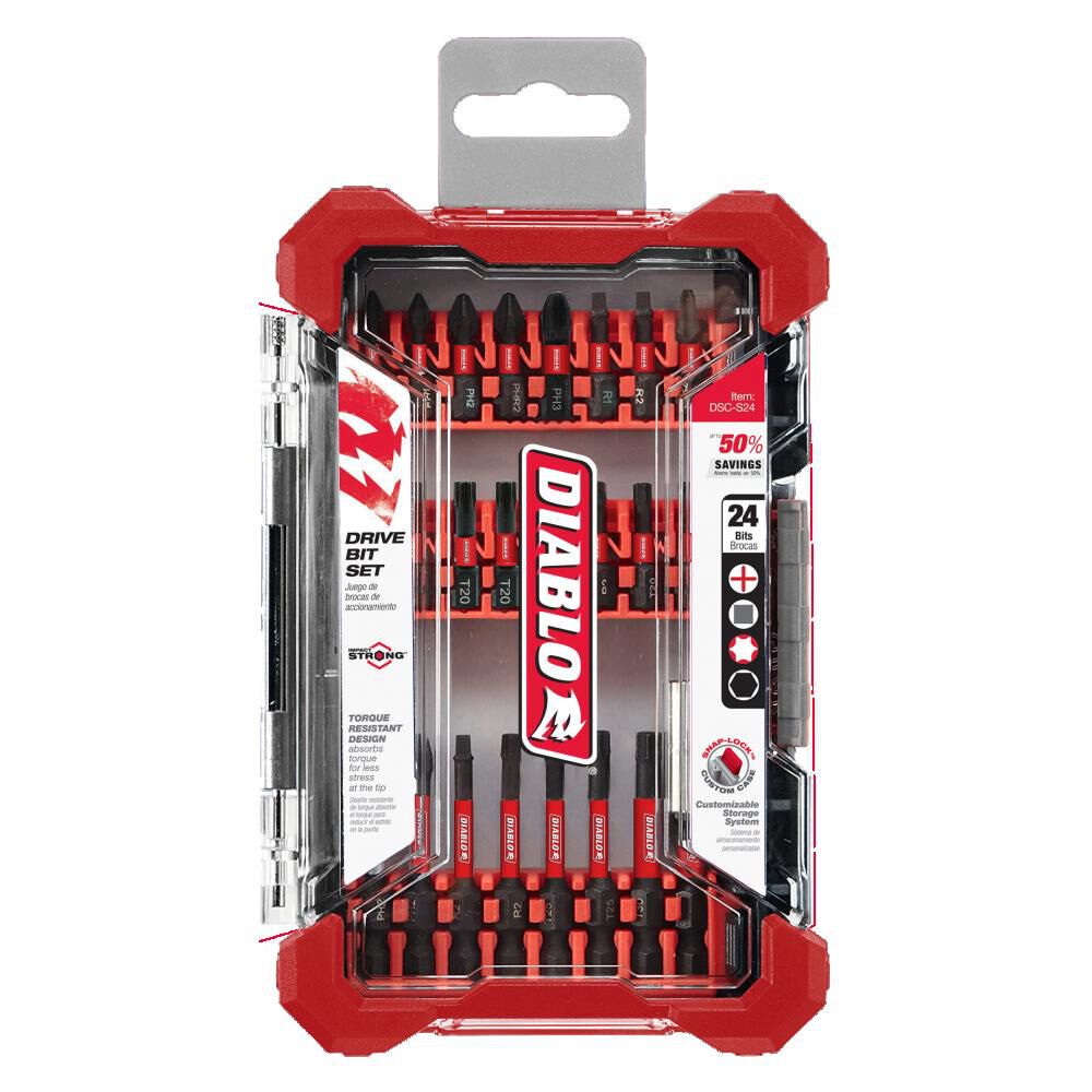 Screwdriving Bit Set 24pc DSC-S24