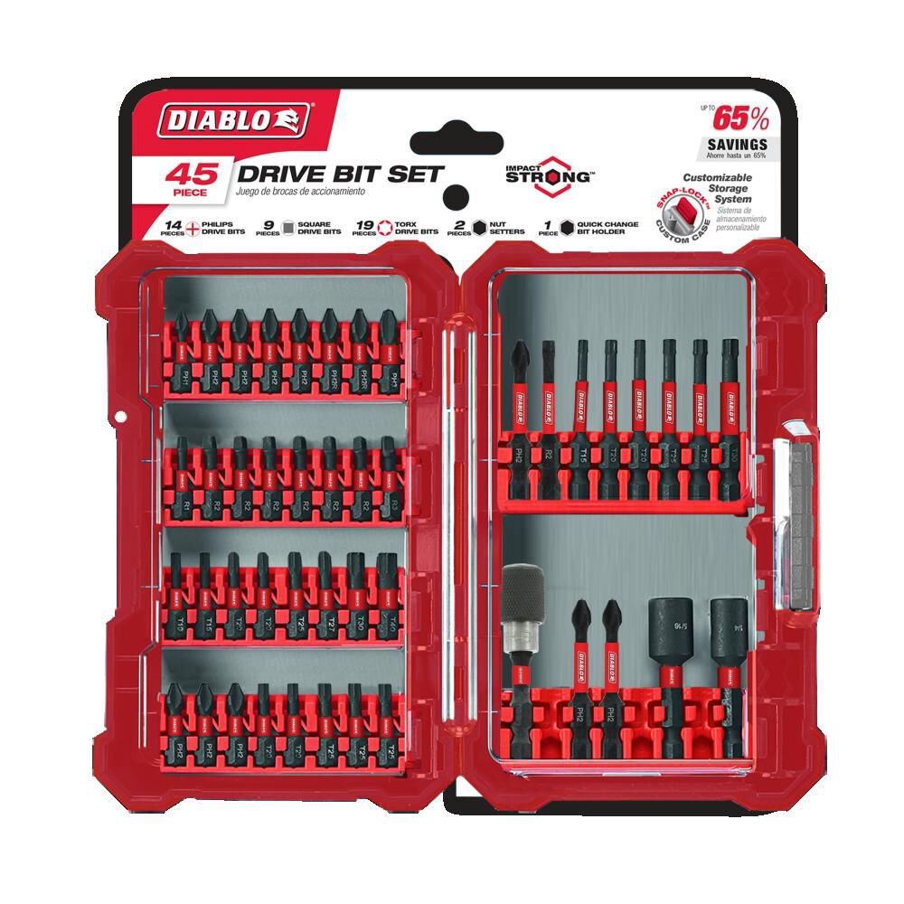 Screwdriving Bit Set 45pc DSC-S45